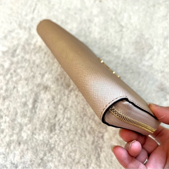 NWOT Michael Kors Purse Jet Set Travel Za Continental Dark Khaki wallets - Picture 5 of 8